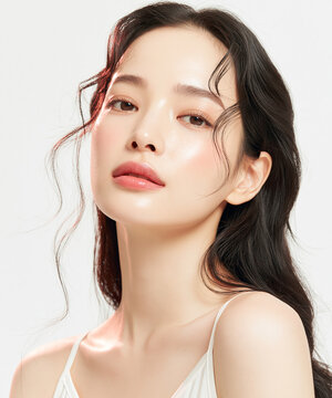 美容, 女性, スキンケア, 化粧品, ビューティー, 若い女性, 美肌, 日本人, アジア人, フェイシャル, メイク, 美容液, 保湿, クリーム, エイジングケア, 美容医療, エステ, 美容クリニック, 肌ケア, ナチュラルメイク, 透明感, ツヤ肌, モデル, 笑顔, ポートレート, クローズアップ, リラックス, 癒し, 健康的, 美白, コラーゲン, ヒアルロン酸, アンチエイジング