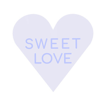 Heart shape stickers png transparent, cute love text