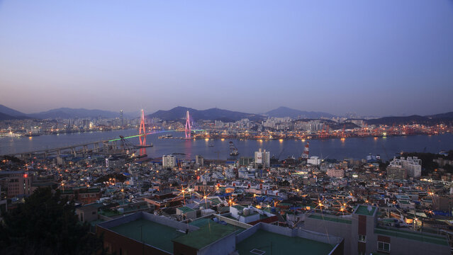 부산항대교,감만부두,부산항,영도구,부산