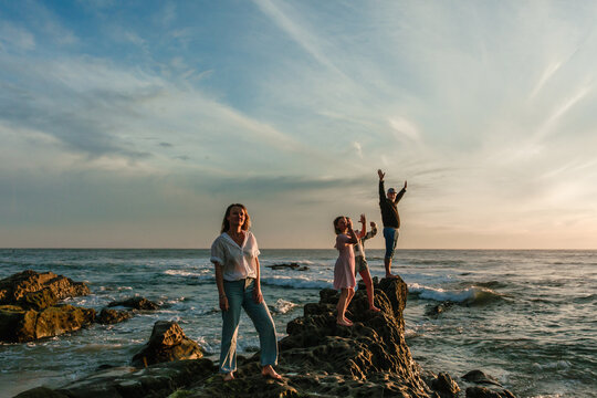 Beach family