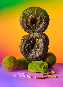 Wellness supplement still life