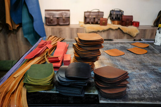 Focused Craftsmanship in a Textile Workshop

