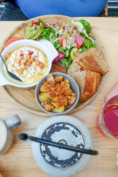 Assorted Bowls of Fresh Food