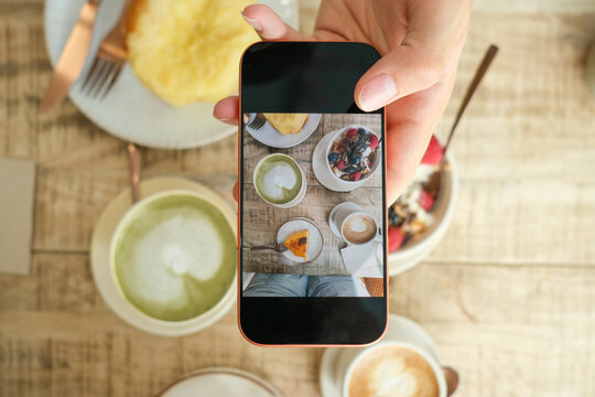 Taking a Photo of Breakfast Spread