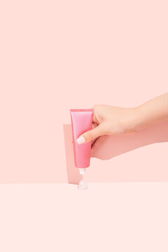 Pink Skincare Tube