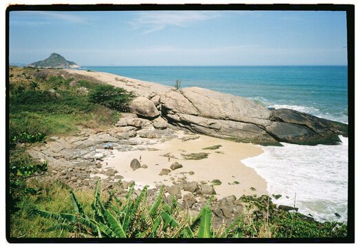 Rocky Cove With Sandy Beach