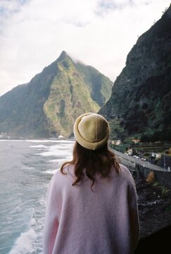 Stopping to look at the coast