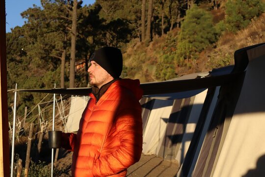 Volcano base camp