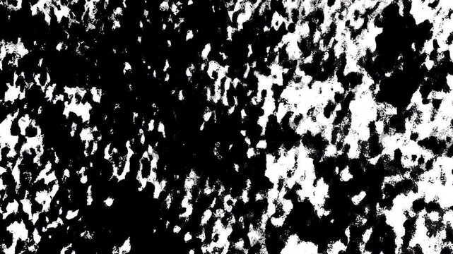 Abstract black and white grunge texture with splattered stains, rough distressed surface, dramatic vintage background aesthetic.