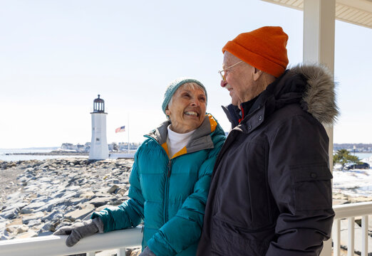 Senior couple in love portrait 