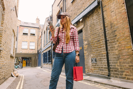 Woman Checking Phone 
