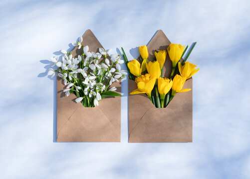 Two floral letters