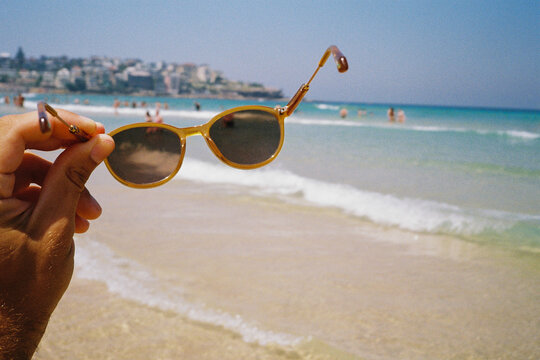 Summer moment at Bondi Beach in Sydney, New South Wales