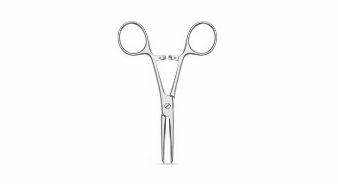 Locking Stainless Steel Medical Forceps Instrument for Surgery and Hospital Clinical Environment