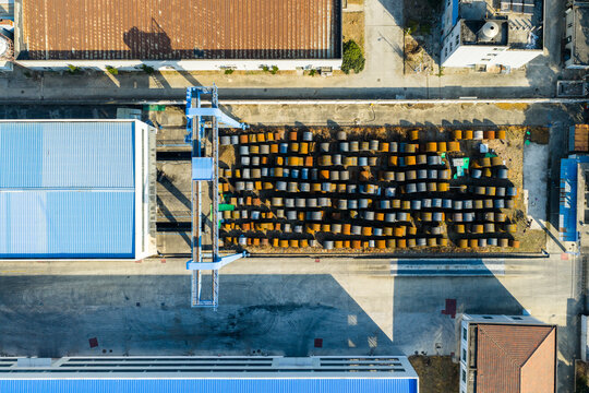 Steel coils industrial storage