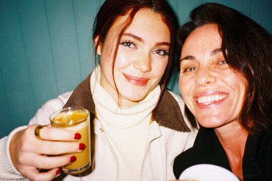 Mother and daughter Selfie