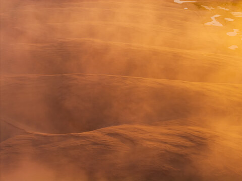 Gold dust - Sand dune abstract.