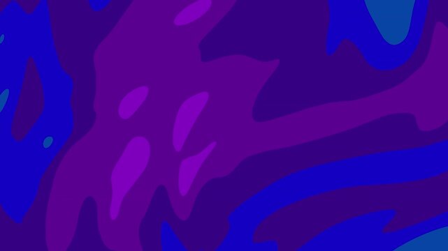 Abstract purple and blue liquid motion background with organic undulating shapes and fluid movement