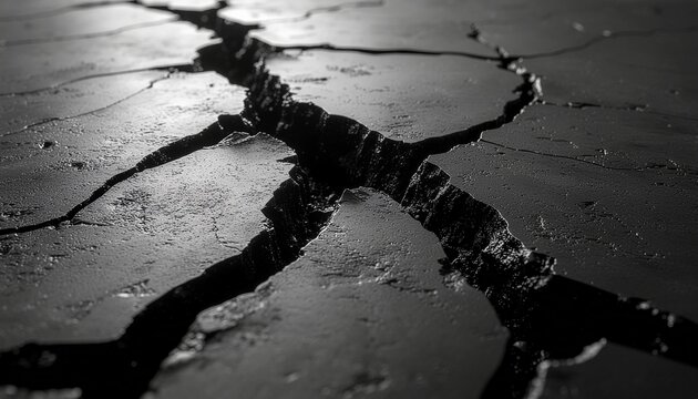 Cracking Ice Fracture Map with Dynamic Motion Graphics Effects