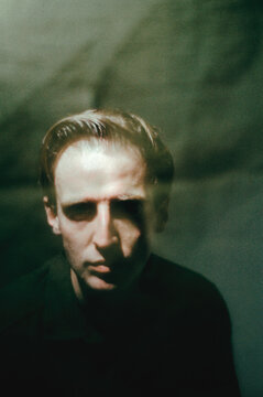 Conceptual Male Portrait with Shadows