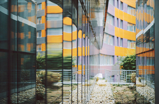 Colorful Building Reflections