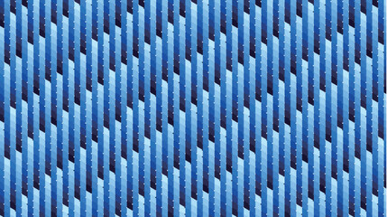 Obraz premium Geometric Blue Stripe Pattern Abstract Design