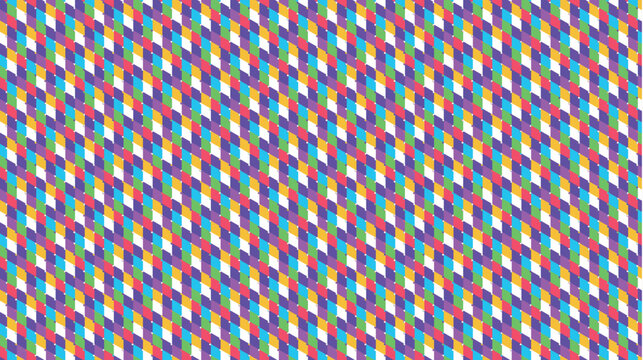 Vibrant Multicolored Geometric Pattern Abstract Background