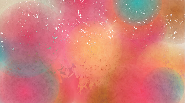 Abstract Vibrant Colorful Watercolor Texture Background