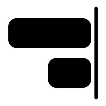 align right glyph icon