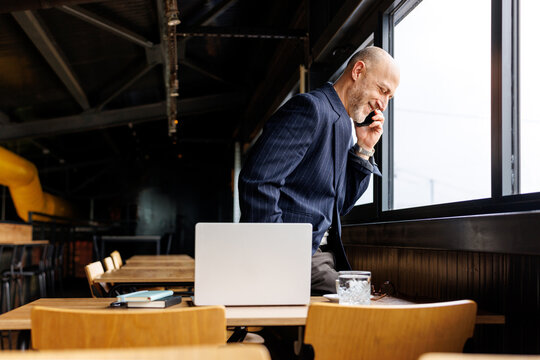 Businessman on phone