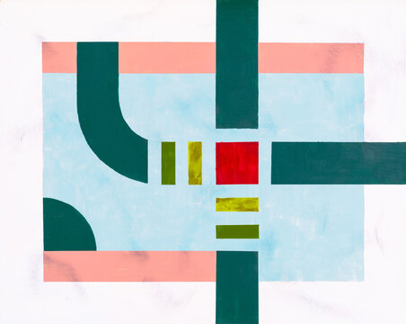 A minimalist abstract painting