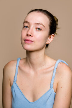 Woman Facing Forward Portrait