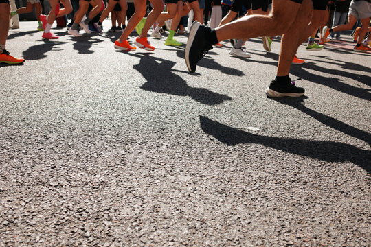 Runners during a Race Event