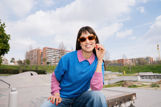 Casual outing in spring with vibrant colors and a joyful vibe