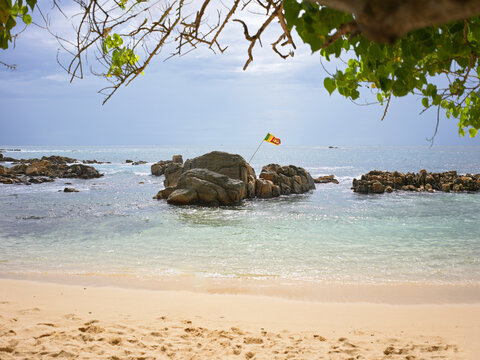 Secret Beach at Mirissa, Sri Lanka