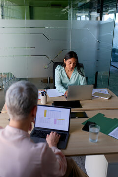 People focused on their work tasks in a shared office