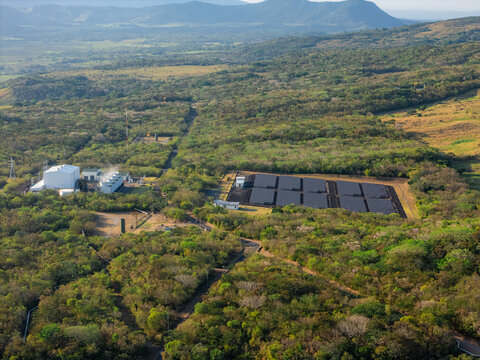 Geothermal and solar power supporting sustainable energy in costa rica
