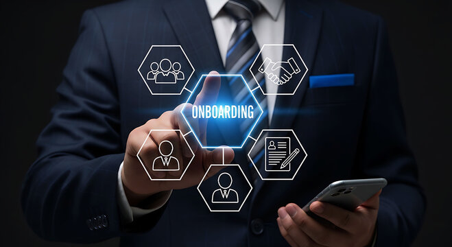 Onboarding Process Concept for New Employee Hiring and Corporate Digital Integration