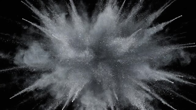 シルバーグリッター爆発エフェクト