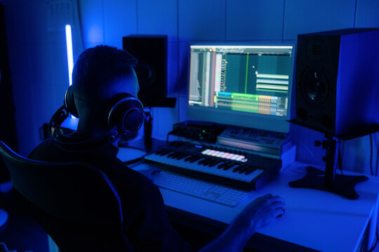 Music creator is making new track 