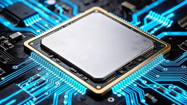 Microprocessor on Circuit Board