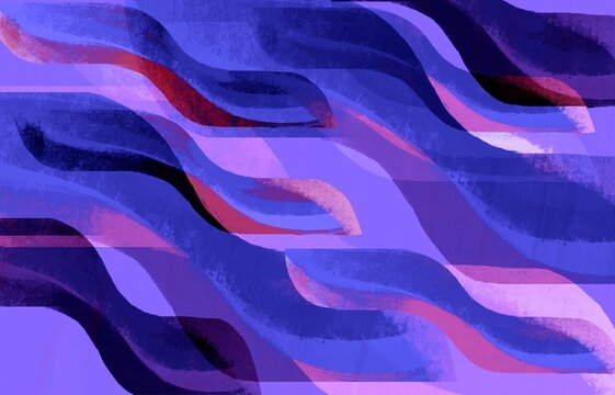 Horizontal Abstract Wave Pattern.