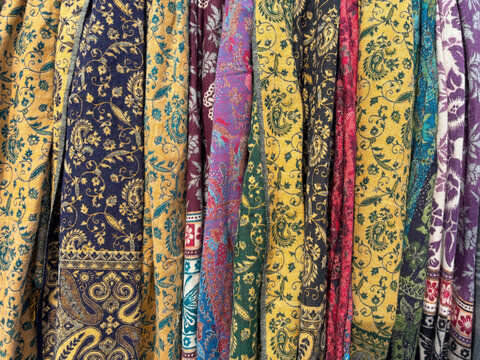 colorful shawls