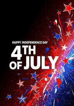 Fireworks Display on 4th of July Celebration