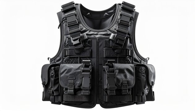 Graphene Combat Vest- -A military-grade tactical vest constructed from 