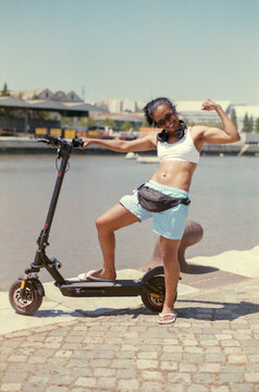 Flexing by Electric Scooter