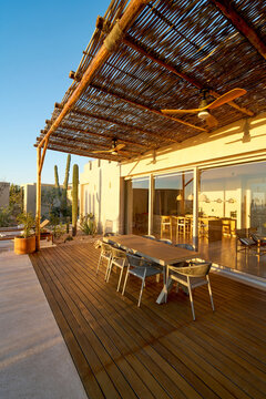 Sunrise Deck Dining At Vacation Rental