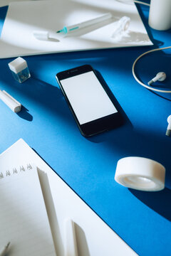 Working desk  mock up 