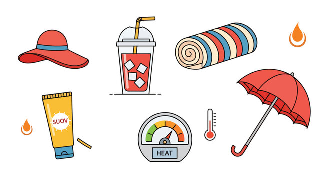 Summer Essentials Doodle Collection for Hot Weather Protection.