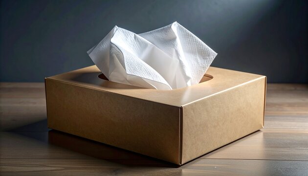 Soft Tissue Paper in Elegant Tissue Box